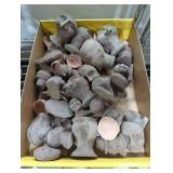 Lot of resin heads various characters good use