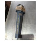Third shift amber lager beer tap handle