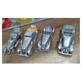 Franklin mint mint diecast cars pewter?