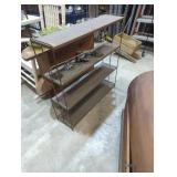 Retro wire shelf damage to the second shelf. No