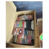 Shoe box full of various artists. Cassettes