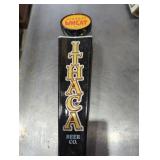 Ithaca Apricot wheat ale beer tap handle