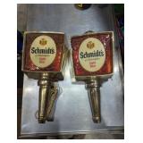 Schmidt's light beer advertising sign light up