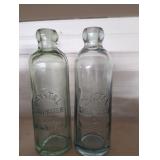 Hutchinson soda bottle Crystal soda water company