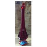 Mid-Century Viking swung vase 12 3/4'