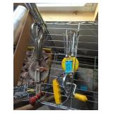 Two vintage hand mixers bakelite wood handle