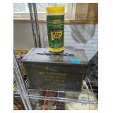 Vintage ammo box a Remington oil wipes gun