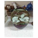 5' paperweight artglass