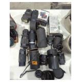 Bulk lot of camera lenses vintage camera