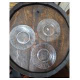 Incredible Sloan Brothers Lonaconing glass 3 PC