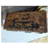 Mason biscuits wood crate advertising