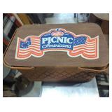 Dr. Pepper picnic basket advertising 21x12x12