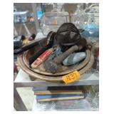 Vintage kitchen chicken leg mold squeeze copper