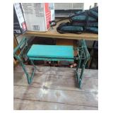 Garden work stool.
