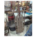 Retro sled Christmas