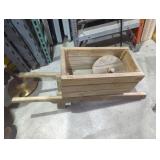 Homemade flower planter wheelbarrow need some