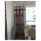 Vintage American racer snow sled