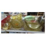 Vaseline depression glass