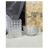 Mid century bubble glass etc