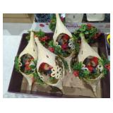 Vintage Christmas ornaments, decorations