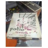 The federal glass company patio snack set in box