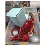 Tote of floral glass decor party light fall