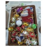 Modern Christmas ornaments. Retro style