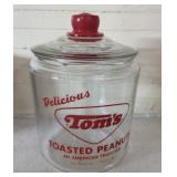 Toms Roasted Peanuts advertising general store