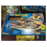 Hot wheels Mattel trucks & trains toy set