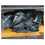 Lot of four 6' tarps