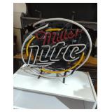 Miller Lite neon sign needs switch replaced light