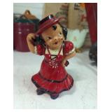 Mid-Century Irwin dancing lady lined up toy super