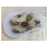 Fenton opalescent ruffle goofus class 8'