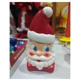 Small Santa Claus blow mold 12-in vintage
