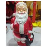 Vintage blow mold 13-in Santa Claus Christmas