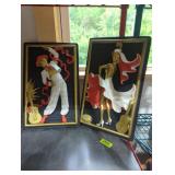 Midcentury modern Spanish dancer, wall art