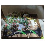 Vintage Christmas decorations ceramic light