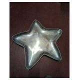 Mariposa star server platter 21' stainless steel