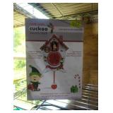 Modern North Pole cuckoo clock automated