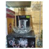 Lot of holiday glassware Christmas