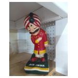 Air India Mascot Maharajah 12' statue of 70's