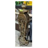 Vintage brass fireplace screen 31' tall 12' wide