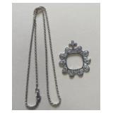 Marked sterling 9.25 11 grams small chain &