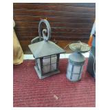 Lot of two exterior porch lights