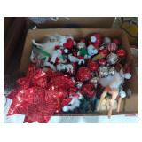 Modern Christmas decorations poinsettias