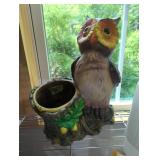 Ceramic owl garden home decoration pot