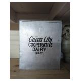 Queen City dairy Cumberland, Maryland storage box