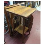Antique oak endstand table 29'x17'