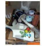 Tray lot vintage & modern kitchen decor