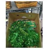 Box lot Green Garland St. Patrick's Day decor